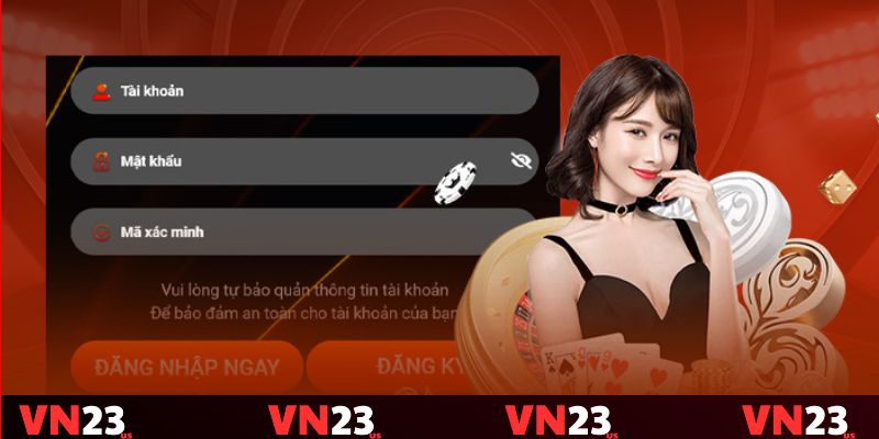 Ghi đầy đủ và đúng dữ liệu cá nhân vào form đăng nhập